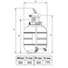 Фильтр "Millennium" Ø 560 мм, 12 м3/ч, с верхним подключениeм, засыпка 0,4-0,5 м -  Оборудование для бассейнов Екатеринбург Оборудование для бассейна