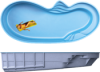 Бассейн композитный  "Монако-stepless" 8,66 х 3,7, глубина 1,17 - 1,71  . Серия "Prime" -  Оборудование для бассейнов Екатеринбург Оборудование для бассейна