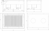 Водозабор прямоугольный (закладная+лицевая панель) 120 м³/час, плитка -  Оборудование для бассейнов Екатеринбург Оборудование для бассейна